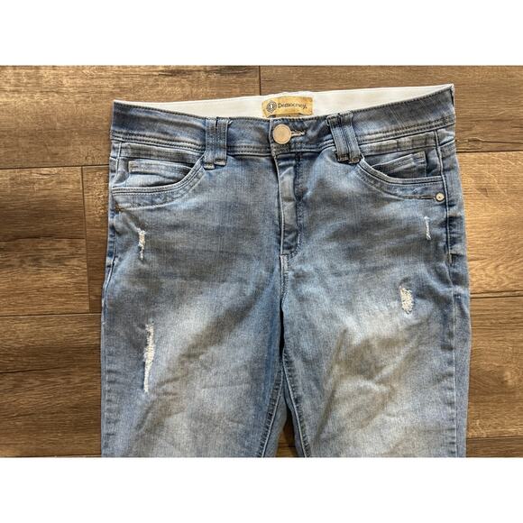 Democracy AB Technology Distressed Skinny Jeans Size 12‎ - Picture 3 of 6